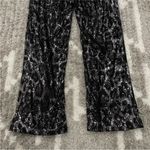 RtA Ash Metallic Sequin Leopard Track Pants Medium M Photo 2
