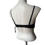 Everlane NWT, ReNew Nyle Swim Bikini Top Black, Sz L Photo 5