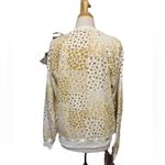 American Eagle Sweatshirt S Retro Floral Paisley Patchwork Print Boho Sweatshirt Photo 2