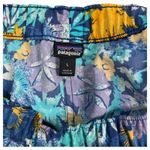 Patagonia Shorts Womens Large Blue Orange Baggies Floral Tropical Beach Hawaiian Photo 3