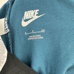 Nike size small full length blue athletic leggings stirrup detail black white Photo 4