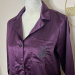 Ralph Lauren  • silky pajama top with embroidered heat pocket logo Photo 3