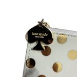 Kate Spade  Gold Polka Dot Pencil‎ Case with Ruler Cosmetic Case Photo 1