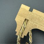 Monet Vintage  Signed Two-tone Gold & Silver Twisted Rope Chain 27" Necklace 29g. Photo 11