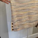 Michael Stars  Cream Gray Cozy Sweater Button Detail v-neck neutral Photo 9