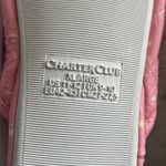 Charter Club New Quilted Paisley Floral Slippers, Pink Size XL (US 11-12) NWT Photo 4