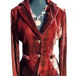 Cache Expresso Velvet Dip-Dye Jacket Coat Top New Lined Brown Black $178 NWT Photo 8