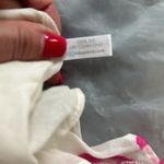 Taj by Sabrina Crippa silk beaded sequin gorgeous medium M tunic top cover swim Pink Photo 15