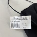 Blue Blush Elegant Black Spaghetti Strap Dress Photo 3