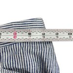 J Jill Love Linen Blue White Striped Lounge Beach Stretch Waist Wide Leg Large Photo 5