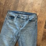 Old Navy  Perfect Straight Mid Rise Distressed Raw Hem Jeans size 6 Photo 2