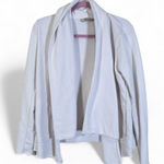 Athleta  White Open Front Cardigan Sweater Womens S Cozy Fall Casual Gorpcore Photo 0