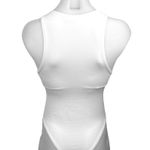 ZARA Women's White Crew Neck Sleeveless Stretchable One Piece Bodysuit Top Sz S Photo 1