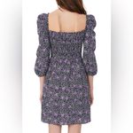 Maje  Womens Rappa Floral Print Smocked Dress size medium Photo 1