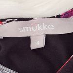 Floral woman’s Dress in‎ Black and Pink Size 14 Photo 5