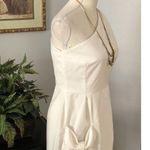 Sexy Women / Junior L White Midi Dress Party Club Ball Gown Photo 5