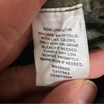 Caslon Nordstrom Olive Green Linen Shorts Pull-on Drawstring Womens Sz Large NEW Photo 6