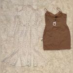 NWT Nadine Merabi Juliette Long Sleeve Lace Long sleeve White midi Dress sz 12 Photo 6