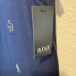 a.n.a  Navy With All Over Cactus Print V-Neck T-shirt Size Extra Large New Photo 4