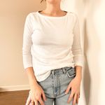 Charter Club  White Long Sleeve Top Photo 1