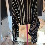 Cashmere brand Elegant Black and Gray Striped Women's Cardigan S/M Size undefined Photo 2