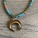 Ethika  blue gold necklace Photo 4