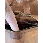 Madewell Transport Tote Brown Leather Monogram VH Medium Zip Pocket Handbag Photo 7