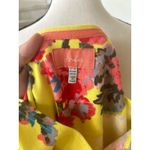 Joules Vibrant Yellow & Red Floral Short Sleeve Shift Dress Size 12 Photo 3