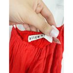 Alice + Olivia  Cottagecore Tassle Cami Tank Top XS Red Boho Designer Holiday Photo 6