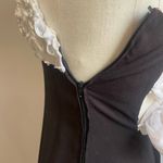 Vintage Y2K Niki Originals Black & White Halter Formal Maxi Gown Sz 6 Photo 7