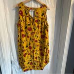 Old Navy Dress Sz XXL Womens Sleeveless Mini Yellow Floral V Neck Cottagecore Photo 1