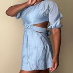 All About May Blue Cut Out Mini Dress US Size 4 Photo 1