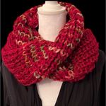 NWOT infinity scarf w/ sparkly sequins on 1 side & multi colored on the other Red Photo 1