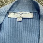 ❤️Sleeveless tank crop blue periwinkle cardigan❤️ Size M Photo 2