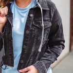 Boutique Risen Black Jean Jacket Photo 3