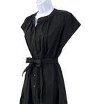 Deluc Cancela Poplin Sleeveless Shirt Dress Black Cotton Dress Size XS Photo 4