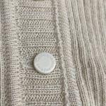 Catherine Malandrino 100% Baby ALPACA Cream Embroidered Vintage Button Top Sz S Photo 3