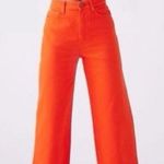 BDG  High Rise Bright Orange Wide-Leg Jeans Photo 1