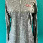 Nike  grey long sleeve Boston university athletic jacket in size large Photo 0