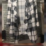 New York Laundry  Black and White Plaid Cardigan Photo 4