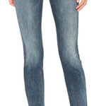 MOTHER Denim The Fly Cut Stunner Fray Jeans in Moon Dark Wash Size 25 Blue Photo 0