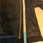 Loft  women’s winter jacket size XL black off center zipper waist neck bu… Photo 8