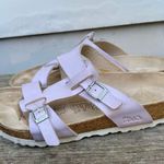 Birkenstock Birki's Nias Pastel Lilac Purple H Slide Strap Sandals 39 L8 M6 Photo 2