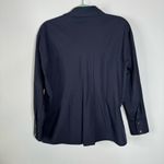 C/MEO COLLECTIVE  Lace Up Navy Blouse Size Xsmall Photo 1