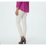 Haute Hippie Womens  Tribe Mid-Rise Ivory Raw Hem Skinny Jeans - Sz 16 Photo 1