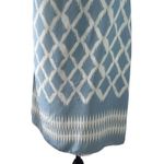 Moulinette Soeurs Anthropologie 100% Silk Blue Cream Roman Sleeves 10 Photo 3