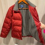Cute vintage 90s Cherry down fleece lined puffer Fuda Sport warm cozy winter Gray Size M Photo 8
