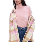 Gap  Women's Long Sleeve Turtleneck Shirt Light Pink NEW (225) Photo 0