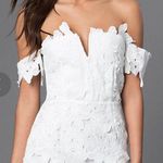 PromGirl Semi Formal White Dress NWT Photo 0