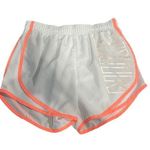 Nike Running Shorts Size Small Shimmer White Orange Athletic Gym Photo 0